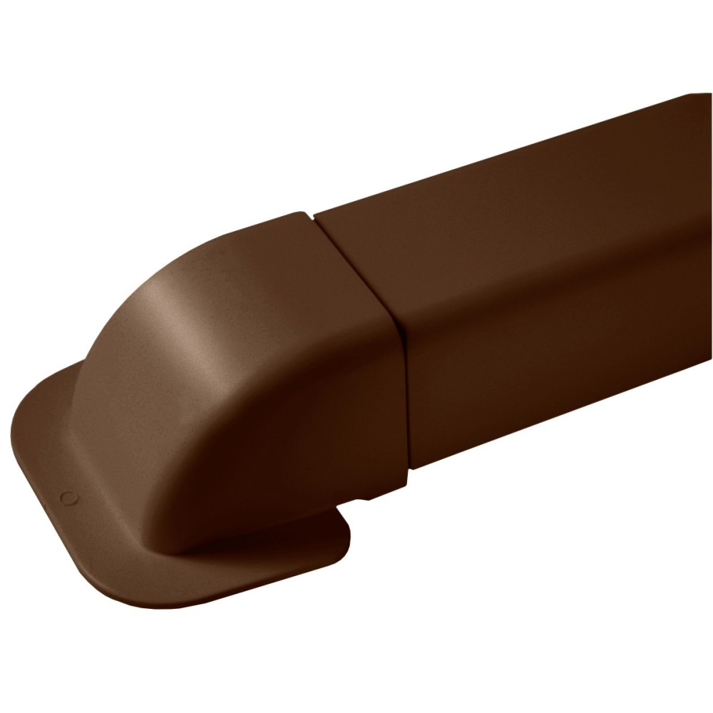 Brown trough wall bezel 80x60mm