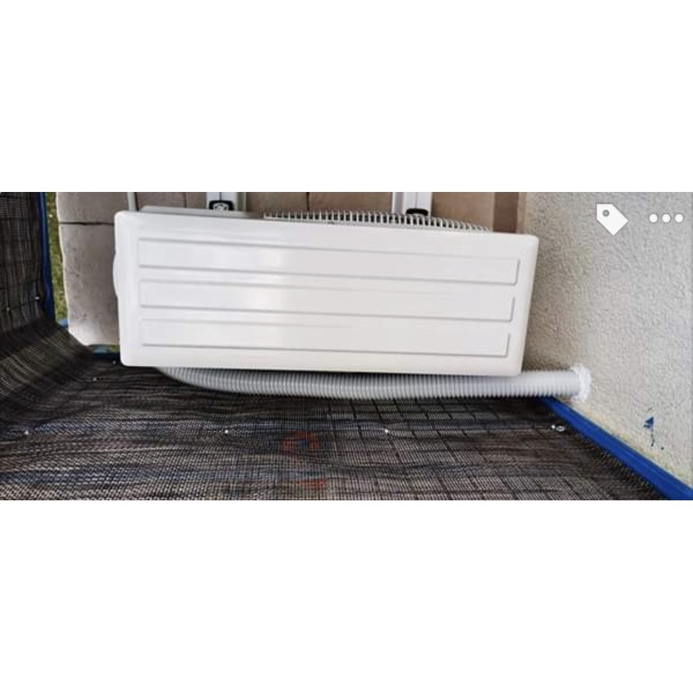Rura elastyczna fi 50 STANN - szara, 1m