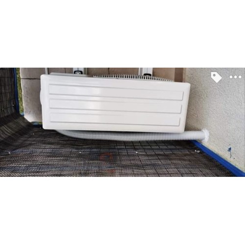 Rura elastyczna fi 50 STANN - szara, 1m