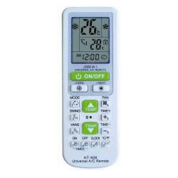 Universal remote control for air conditioning