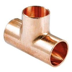 CU copper tee