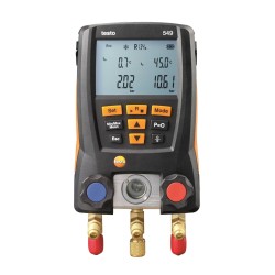 Testo 549 - elektroniczna oprawa zaworowa, manometry