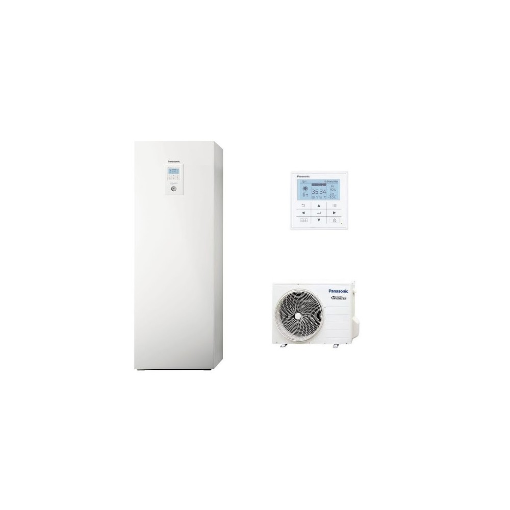 Panasonic heat pump series T-CAP SQ AIO 9kw KIT-AQC9HE8