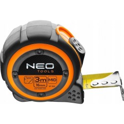 Miarka zwijana stalowa 3m magnes magnetyczna NEO | 45★