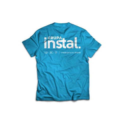T-shirt Instal Group - blue