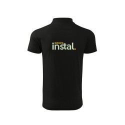 Koszulka Polo Grupa Instal Haft - black