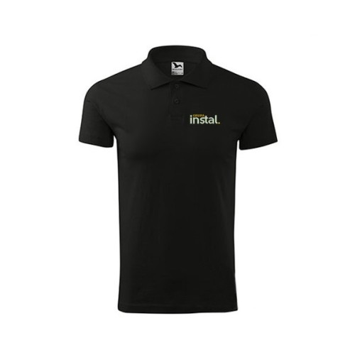 Polokošile Instal Group s výšivkou - černá