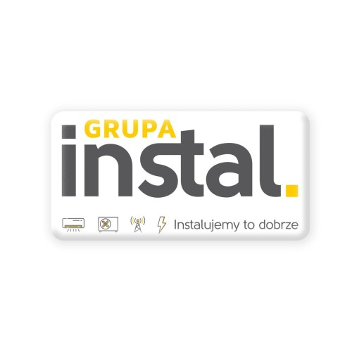 Naklejka 3D - grupa instal