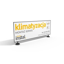 Baner reklamowy 3x1m - Grupa Instal