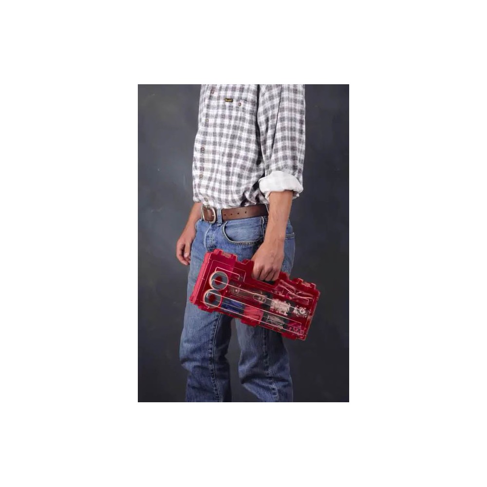 KETER 26" HAWK organizer box red/gray/black