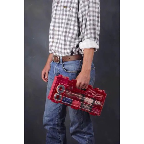 KETER 26" HAWK organizer box red/gray/black