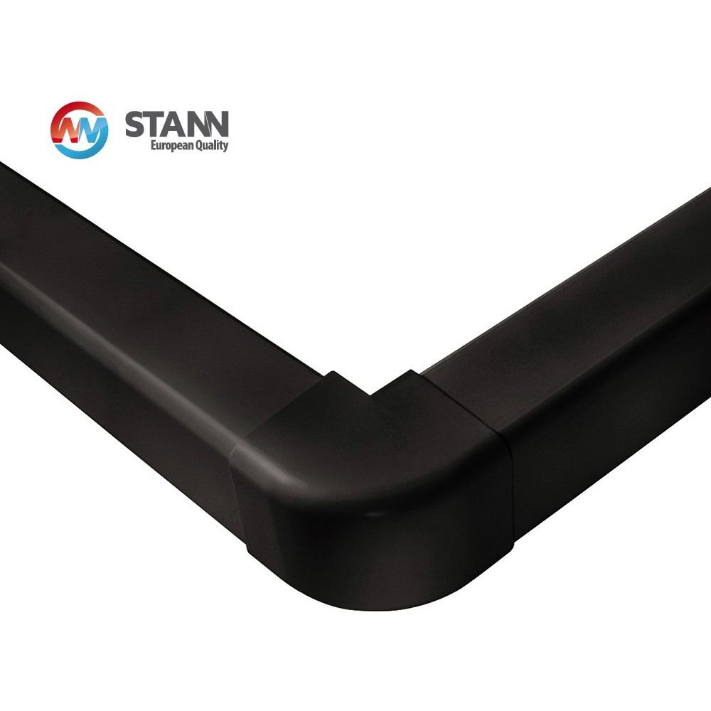 External corner of the trough black 80x60mm STANN