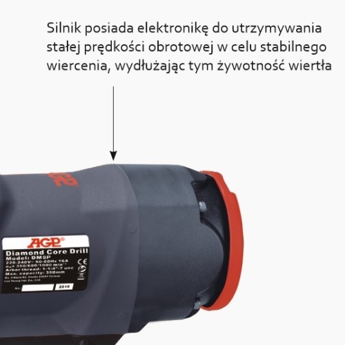 Wiertnica ręczna diamentowa AGP DM8P