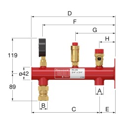 Konsola naczynia wzbiorczego Flamco Flexconsole Plus - 3 bar 27996 2