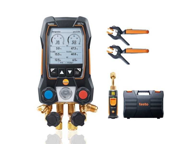 Testo 557S - zestaw Smart Vacuum - elektroniczna oprawa z bezprzew. sondami