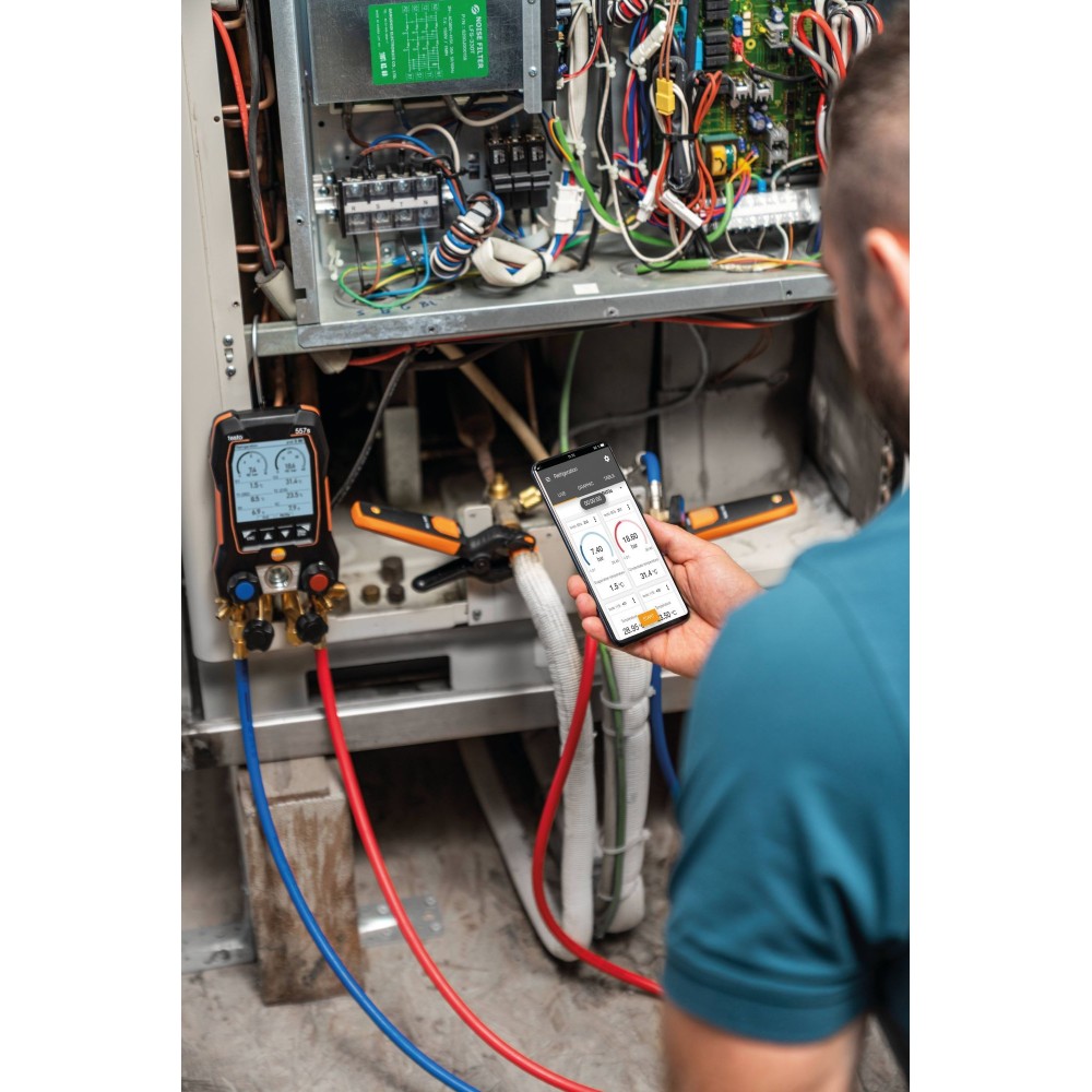 Testo 557S - zestaw Smart Vacuum - elektroniczna oprawa z bezprzew. sondami