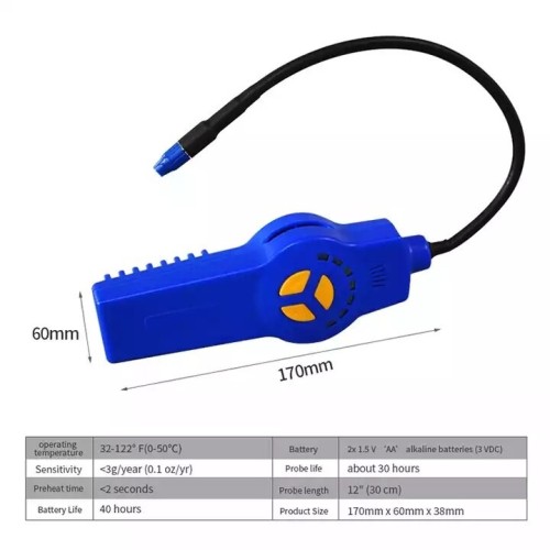 Electronic leak detector 5g/year with calibration | UDT