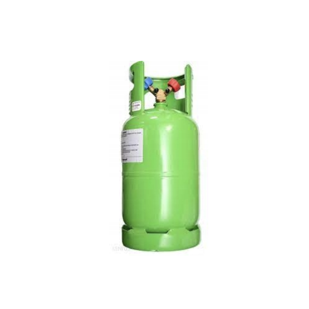 Two-valve cylinder for recovery of refrigerants 12 kg