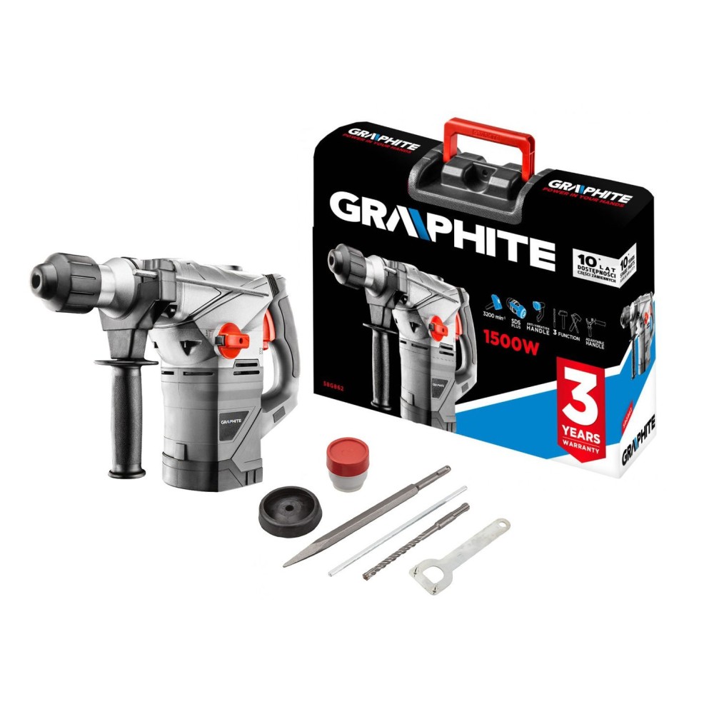 GRAPHITE 58G862 SDS+ 1500W impact hammer