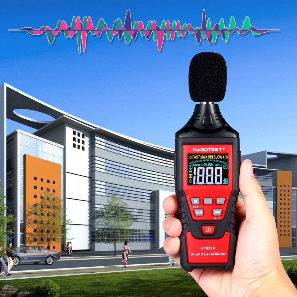 Digitální decibelmetr Habotest HT622B