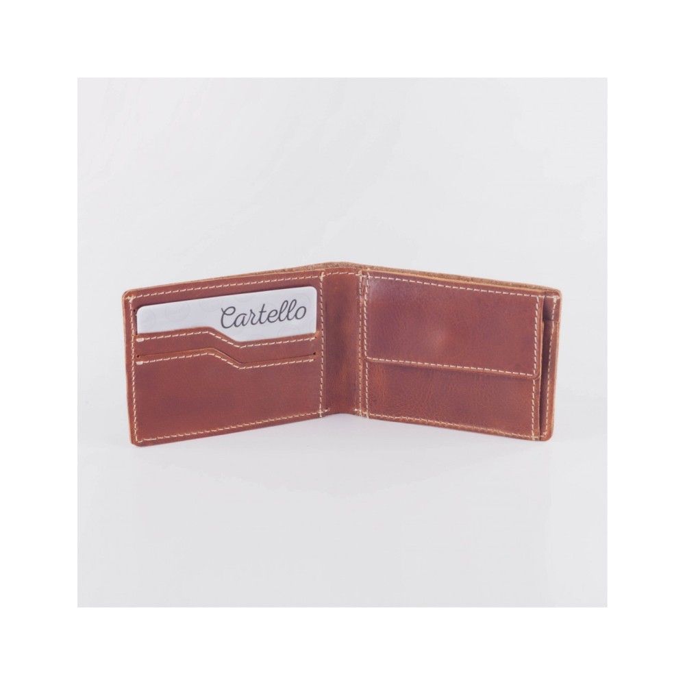 Cartello leather small men's wallet M033 | 252★