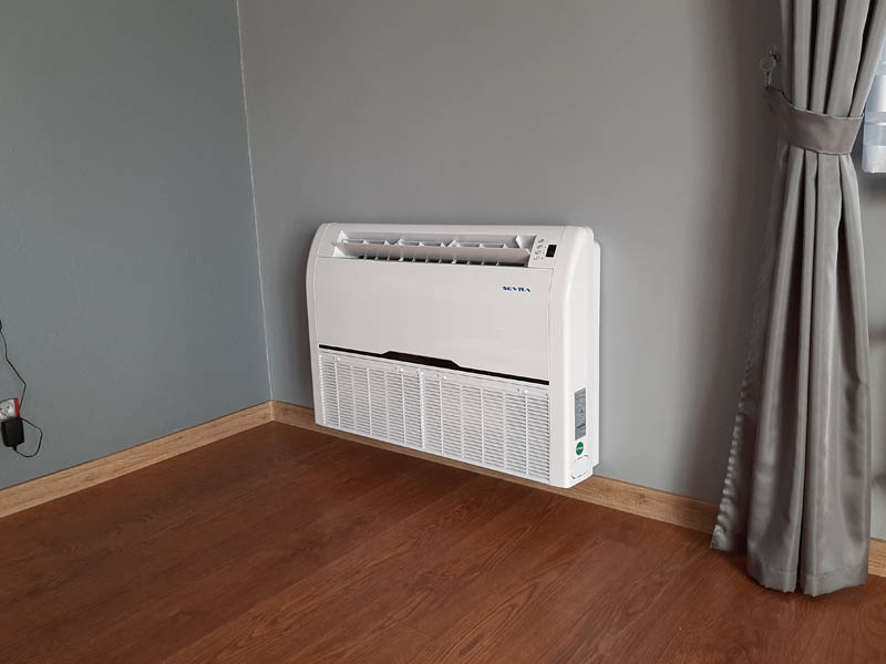 Klimatyzator przypodłogowy zainstalowany w kamienicy - opole