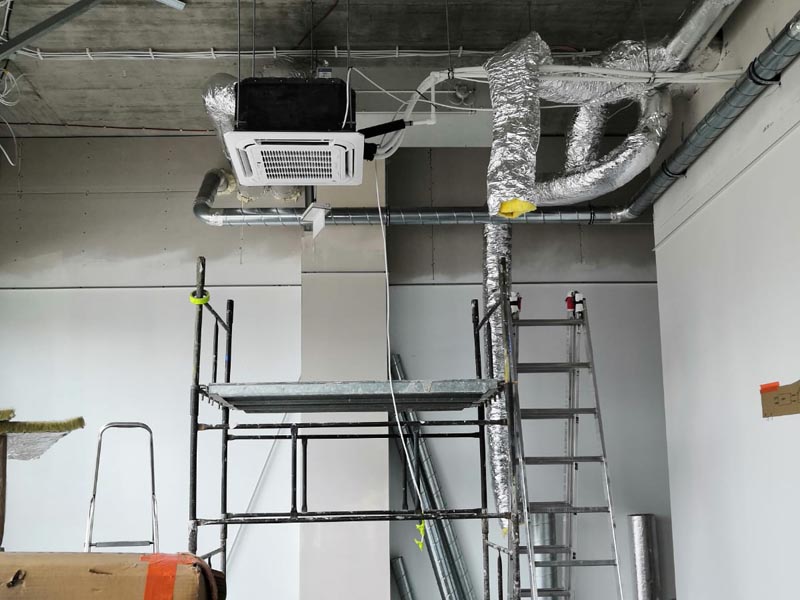 Montaż klimatyzacji kasetonowej dla firm - opole