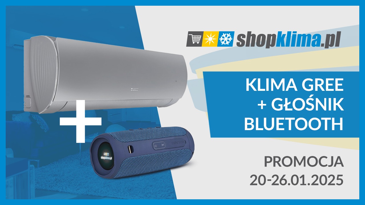 Głośnik Bluetooth MANTA SPK130GO do zamówień z klimatyzatorami Gree!