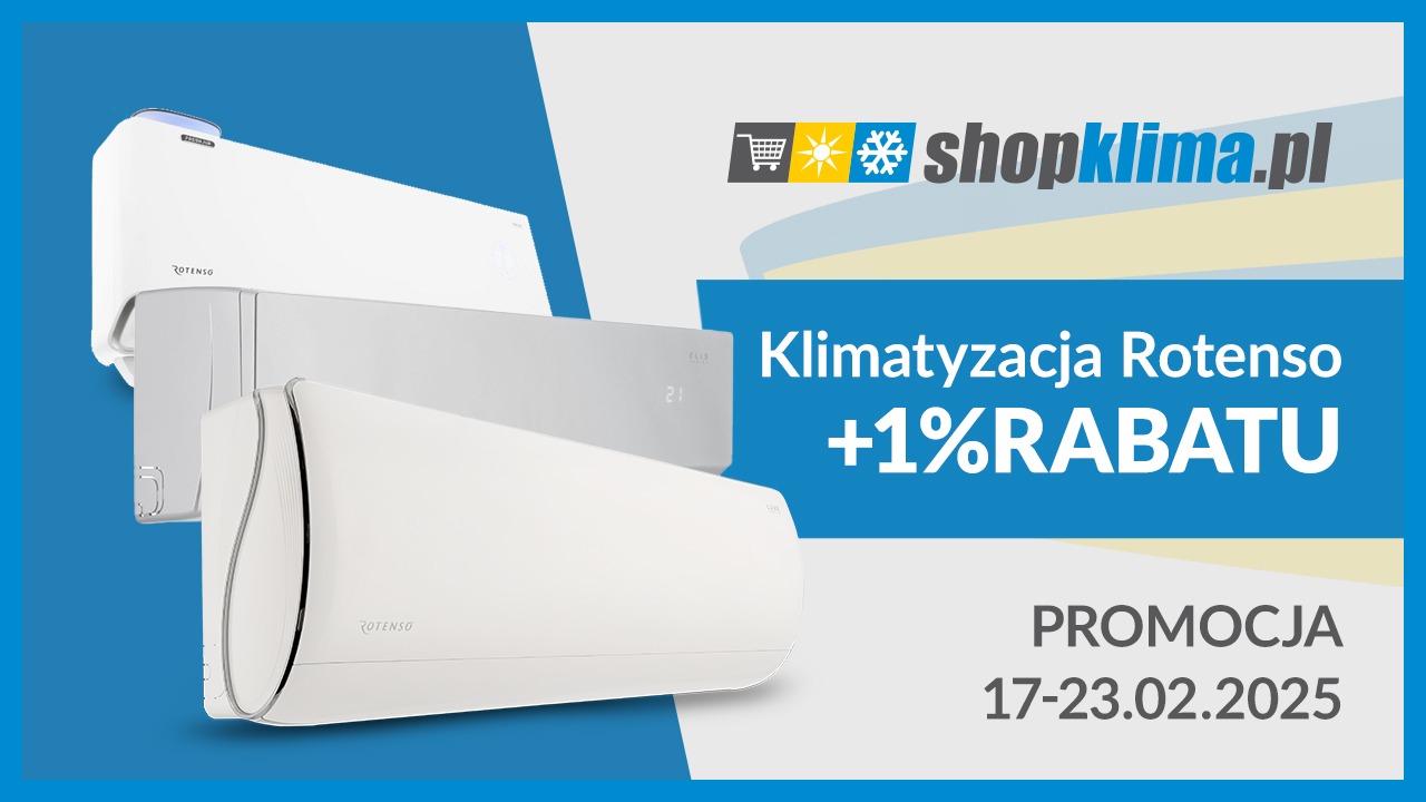 Dodatkowy rabat na klimatyzatory Rotenso dla instalatorów!