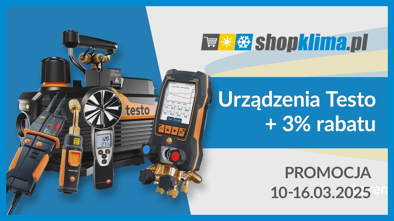 Promocja na urządzenia Testo