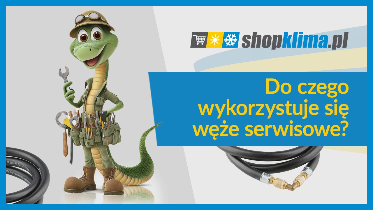 Do czego wykorzystuje się węże serwisowe?