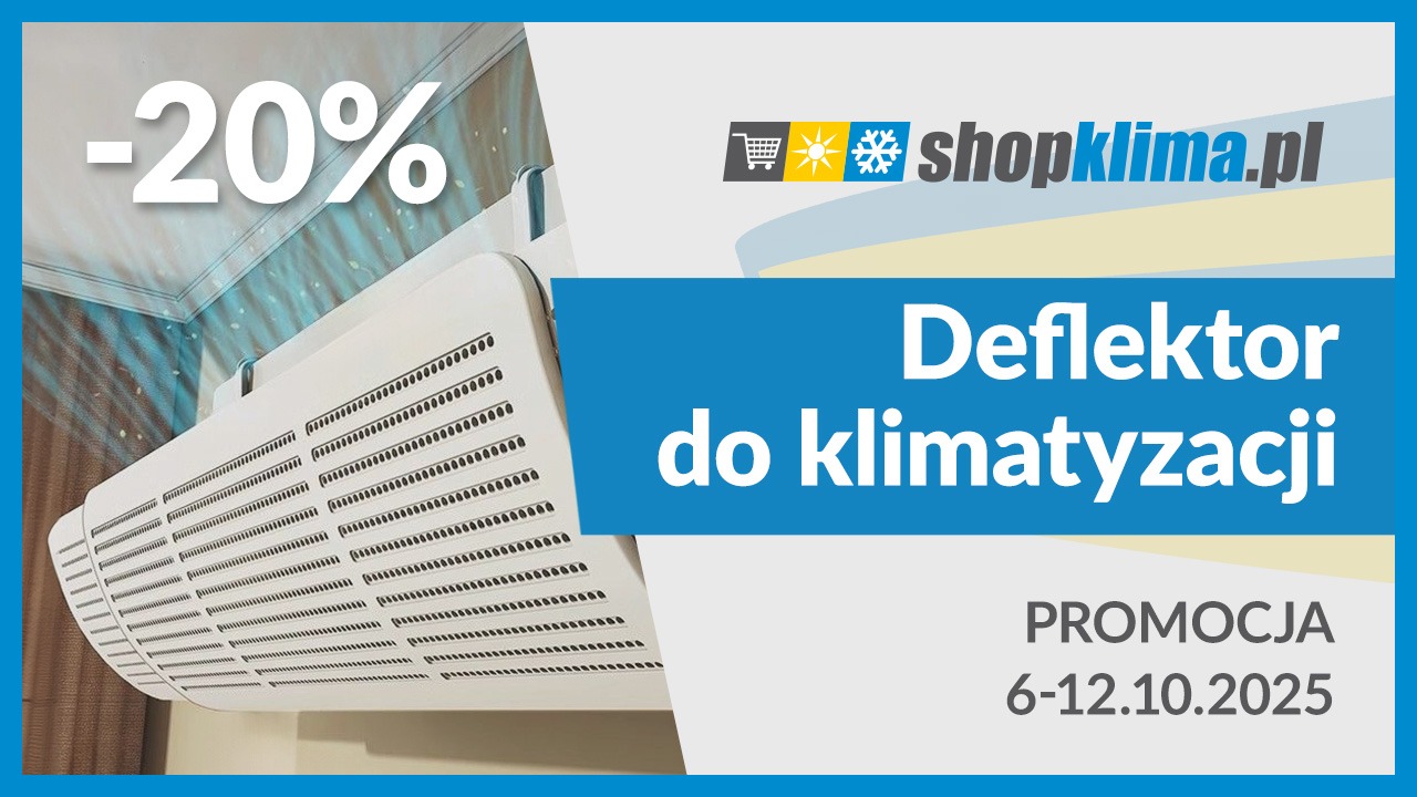 Deflektor do klimatyzacji taniej o 20 procent