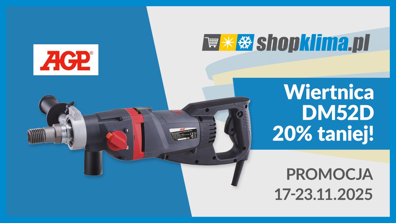 Wiertnica AGP DM52D 20% taniej!