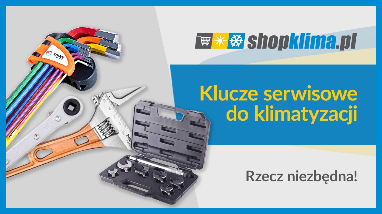 Klucze serwisowe do klimatyzacji