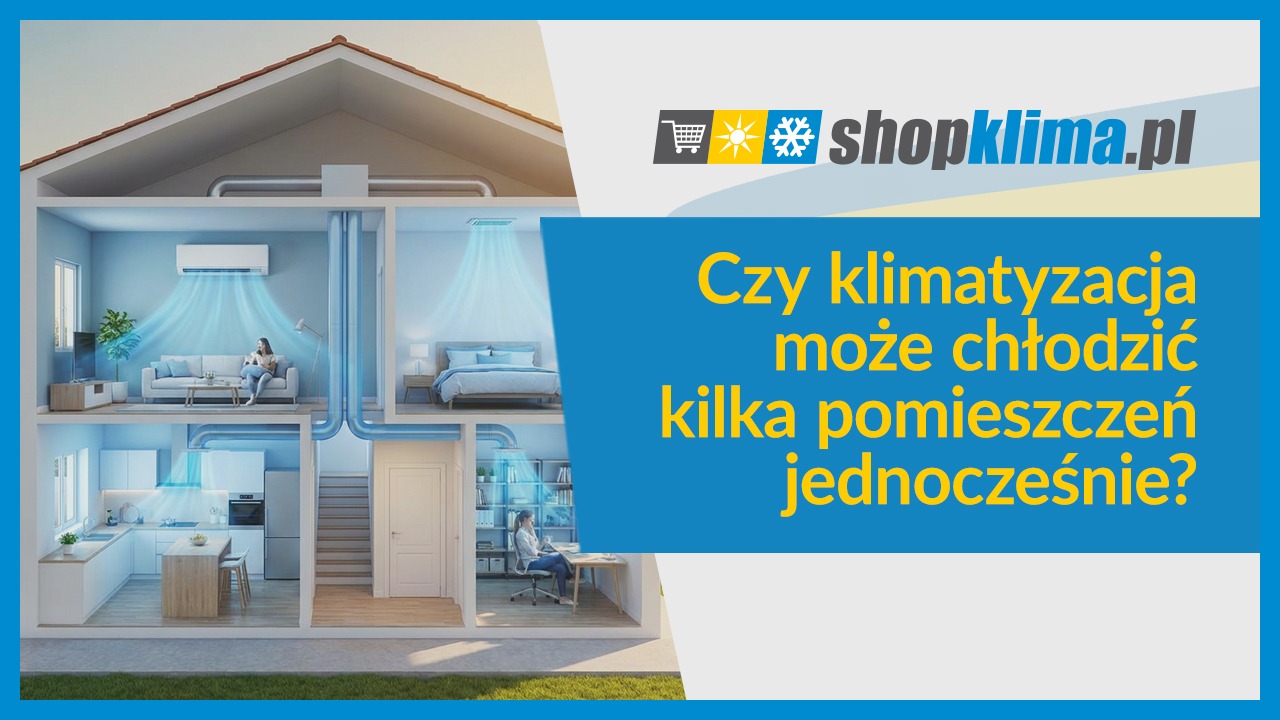 Czy klimatyzacja może chłodzić kilka pomieszczeń jednocześnie?