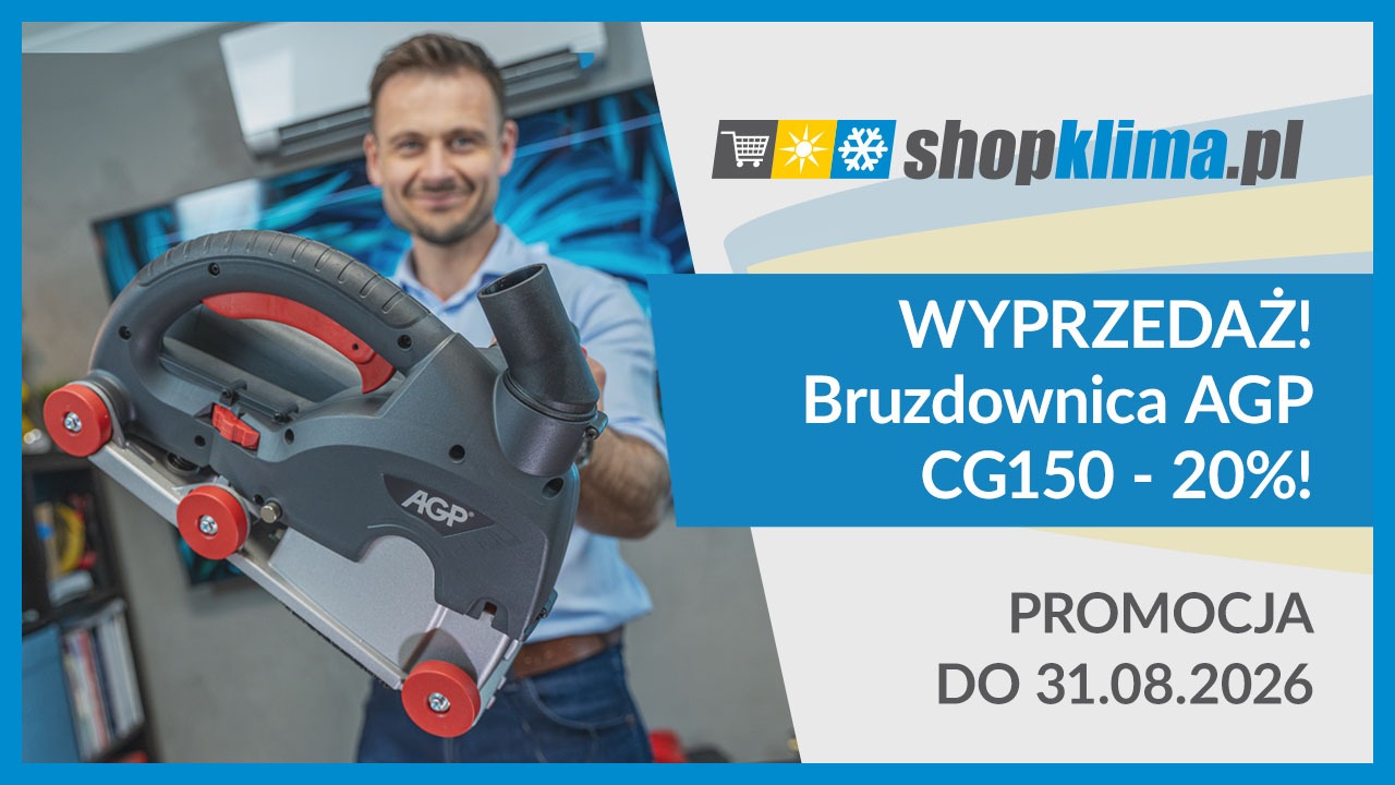 Wyprzedaż AGP CG150 – profesjonalna bruzdownica 20% taniej!